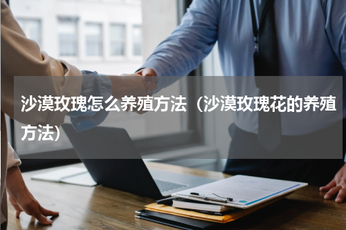 沙漠玫瑰怎么养殖方法(沙漠玫瑰花的养殖方法)