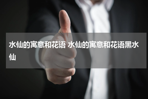 水仙的寓意和花语 水仙的寓意和花语黑水仙