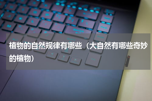 植物的自然规律有哪些（大自然有哪些奇妙的植物）