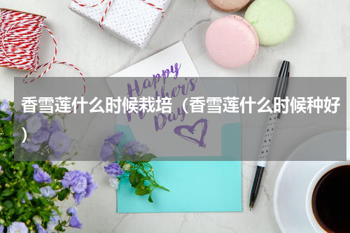 香雪莲什么时候栽培(香雪莲什么时候种好)