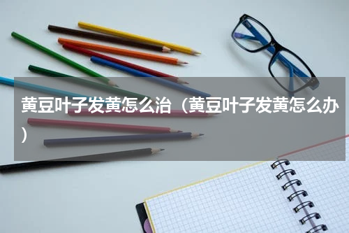 黄豆叶子发黄怎么治(黄豆叶子发黄怎么办)