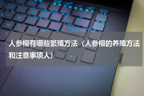 人参榕有哪些繁殖方法(人参榕的养殖方法和注意事项人)