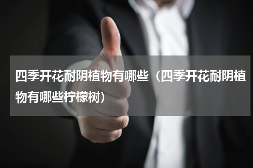 四季开花耐阴植物有哪些(四季开花耐阴植物有哪些柠檬树)